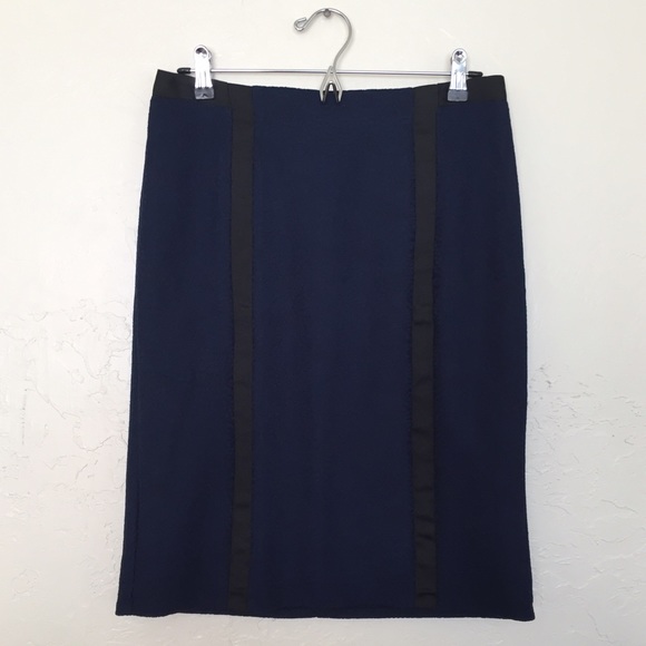 New York & Co. Navy and Black Skirt