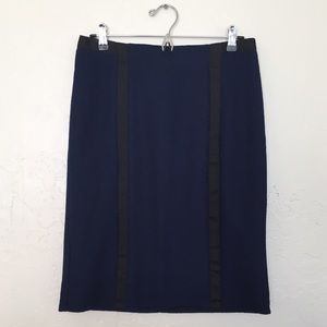 New York & Co. Navy and Black Skirt