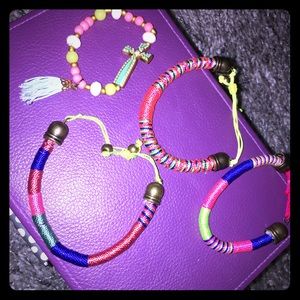 VIBRANT COLORFUL THICK ARM BRACELETS