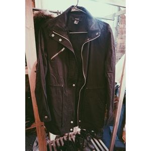 Black utility jacket