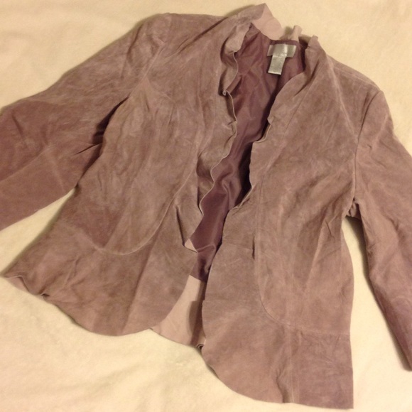 SPIEGEL Pigskin Mauve Blazer❤️ Size XL - Picture 2 of 4