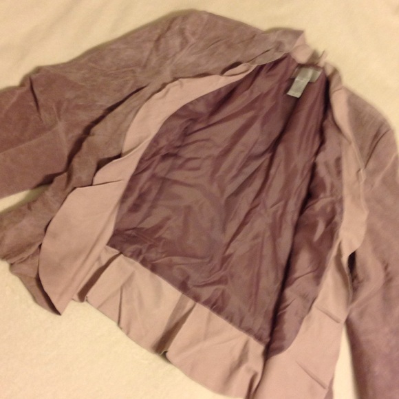 SPIEGEL Pigskin Mauve Blazer❤️ Size XL - Picture 4 of 4