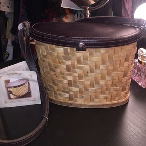 Longaberger Heartwood Basket Purse