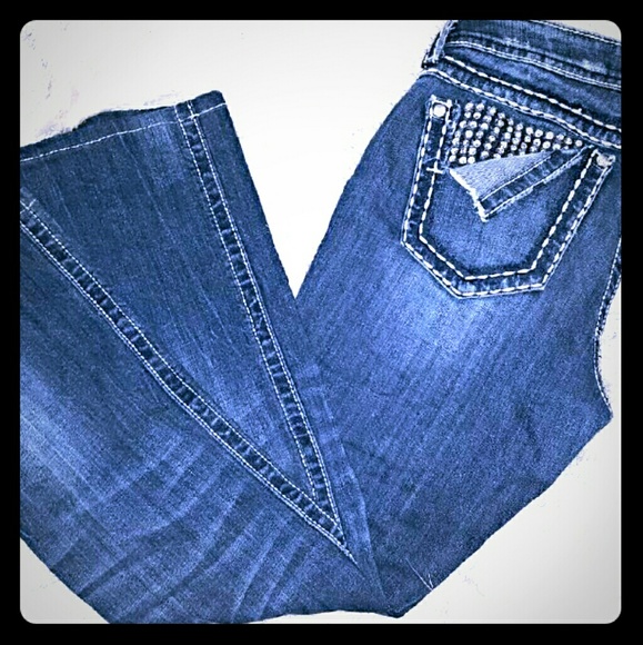 Miss Me Authentic Bling Sexy Bootcut Jeans 28