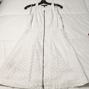 BCBG Max Azria eyelet zipper dress