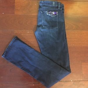 7 for All Mankind jeans size 29x32 skinny