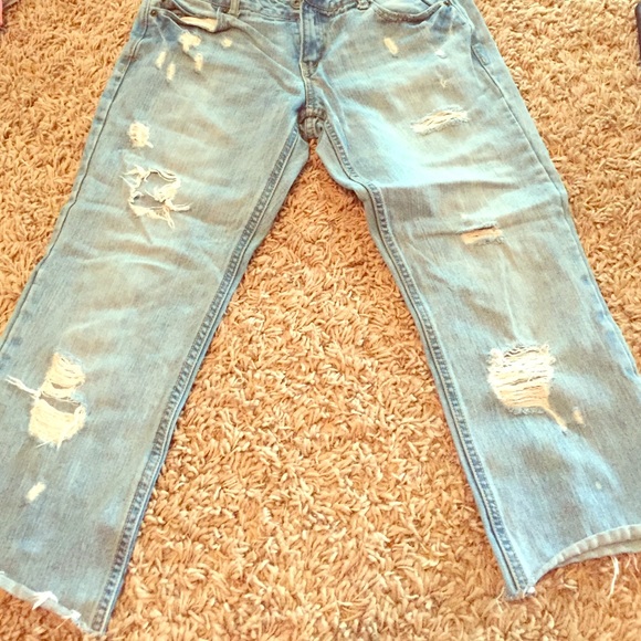 Boyfriend capris jeans