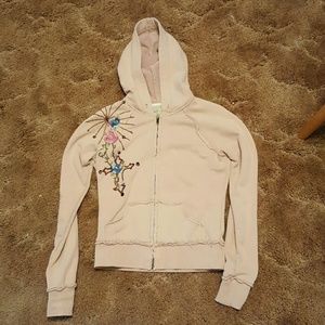 SOLD Miss Me Zip Up Hoodie