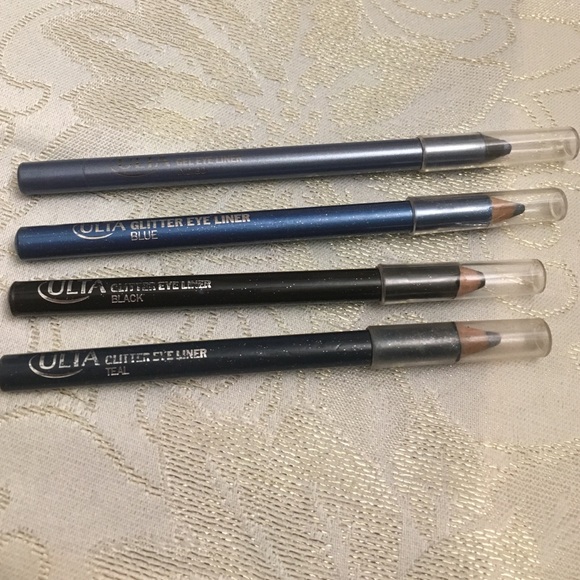 4 Ulta eyeliners 1 Indigo, 3 glitter eyeliners