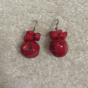 Beautiful stone / gem stone earrings
