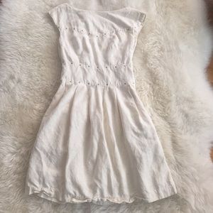 Vintage Linen Dress W/ Pockets