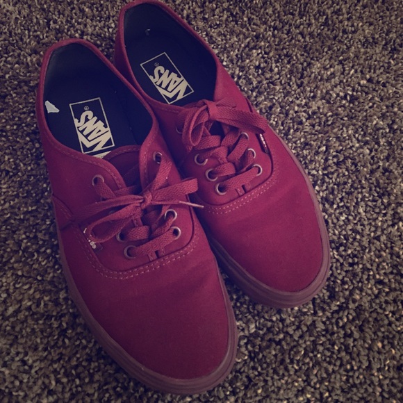 Maroon Vans