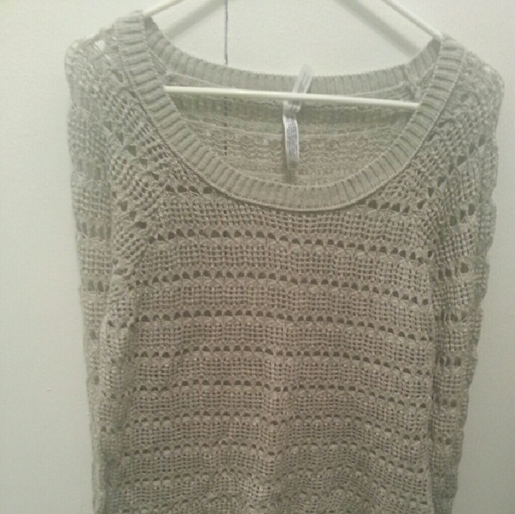 Cable knit sweater