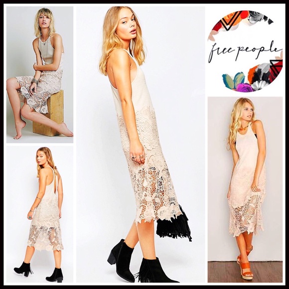 ❌SOLD❌❗️1-HOUR SALE❗️FREE PEOPLE  Lace Dress - Picture 6 of 7
