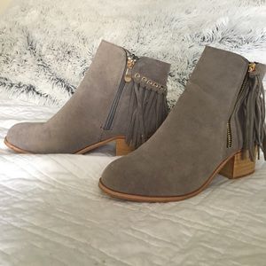 Faux Suede Booties