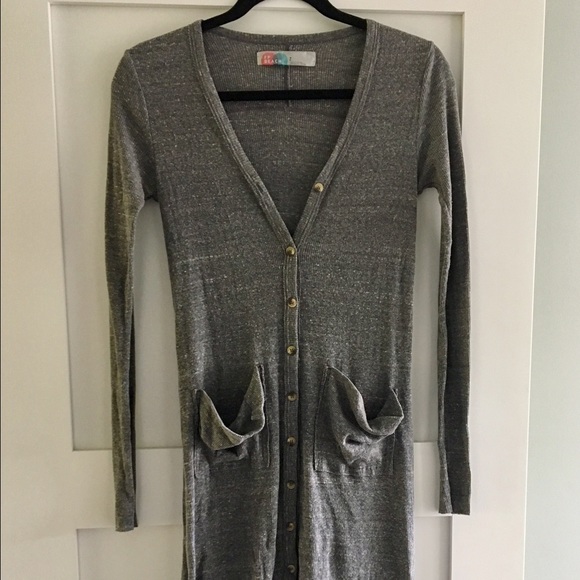 EUC Free People hi-low long cardigan SZ. Small