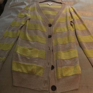 Milly, 100% linen, long striped cardigan!