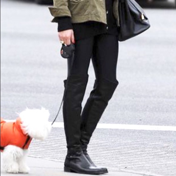 Black Over the Knee Boots NWOT