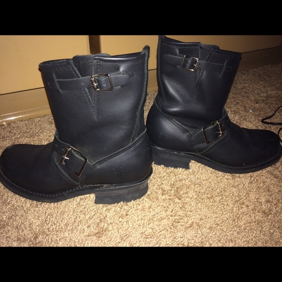 Frye Engineer Moto Boots