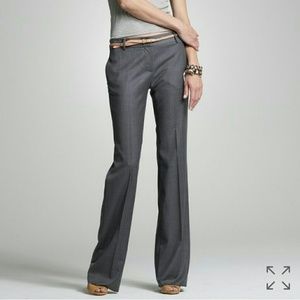 J Crew Dark Navy City Fit 100% Wool Trousers