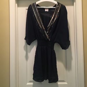 Stunning navy Parker dress with sequins