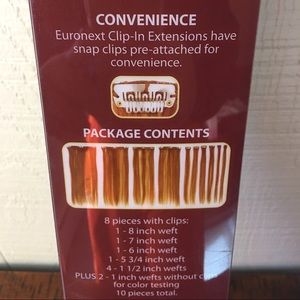 14" Premium Remy hair clip-in extensions