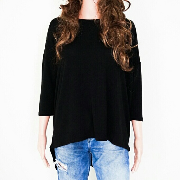 Black Knit Top - Picture 2 of 5