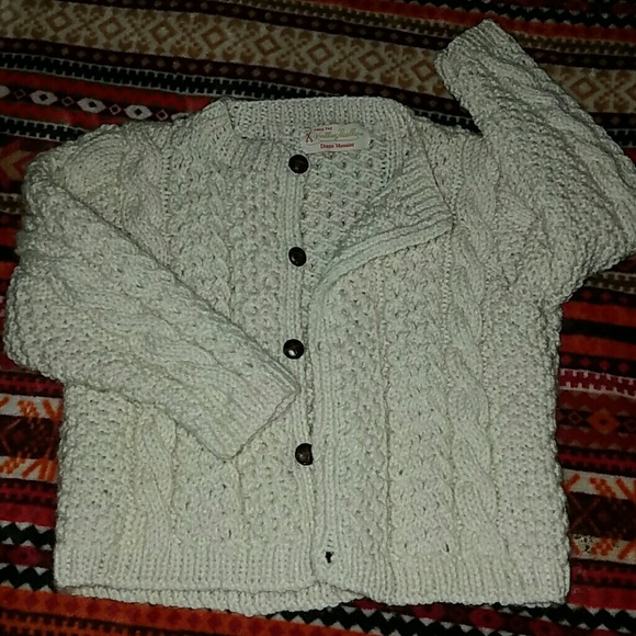 Cable Knit Sweater, Unisex 4t
