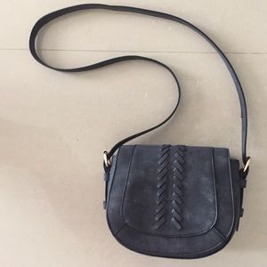 Black saddle bag