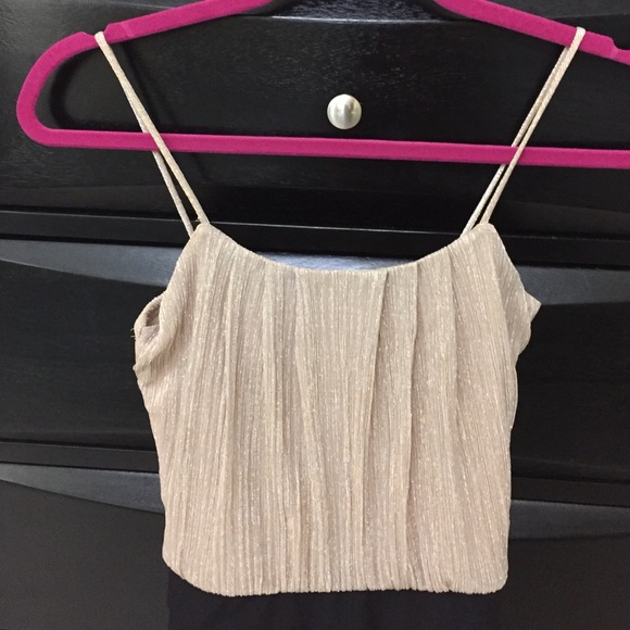 Black bottom/gold top short dress. Size small. - Picture 2 of 2