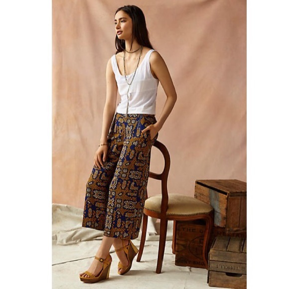 Anthropologie Sampa Culottes Pants by Cartonnier
