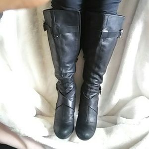 Dkny leather boots