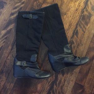 Aldo wedge tall boots