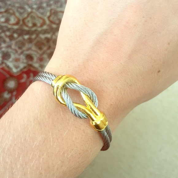 Nautical Two Tone Bracelet - Picture 1 of 3