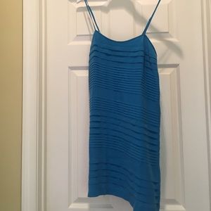 Beautiful blue slightly ruffled dress