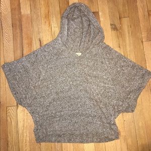 Hooded cropped sweater