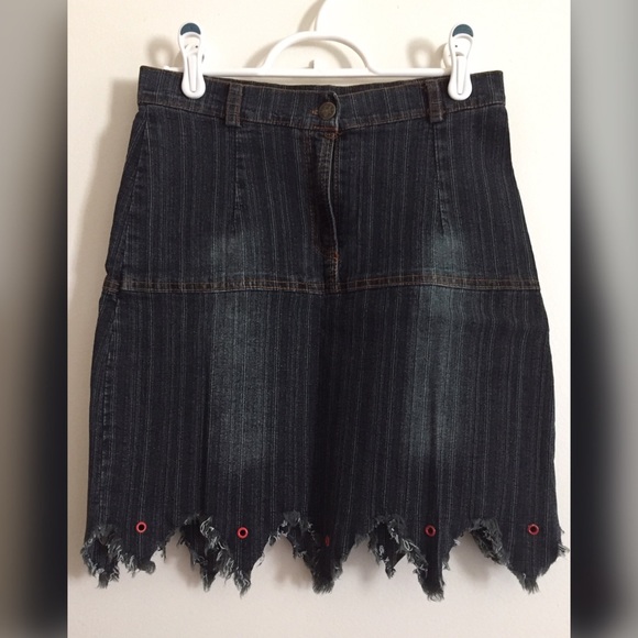 Black Denim Skirt - Like New! - Picture 1 of 4