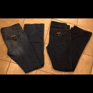 2 Pairs of Hudson Jeans.