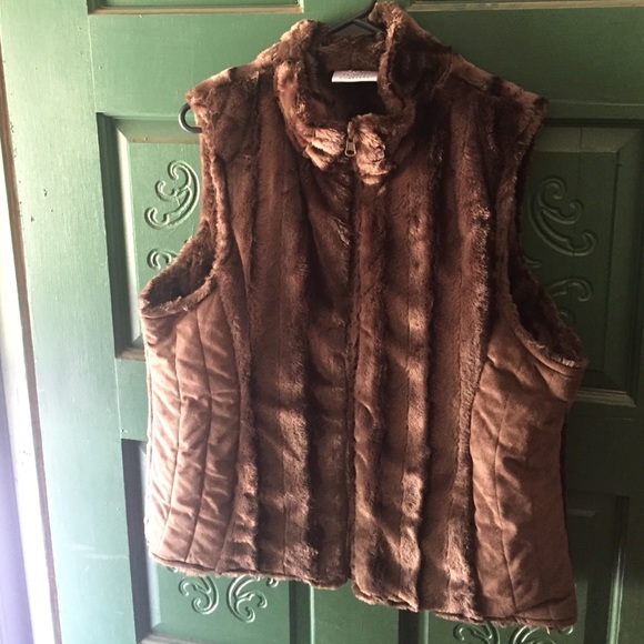 Private Quarters Touch of Mink Vest