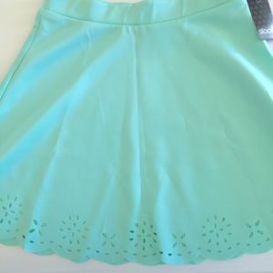 Stoosh Green Flirty Skirt