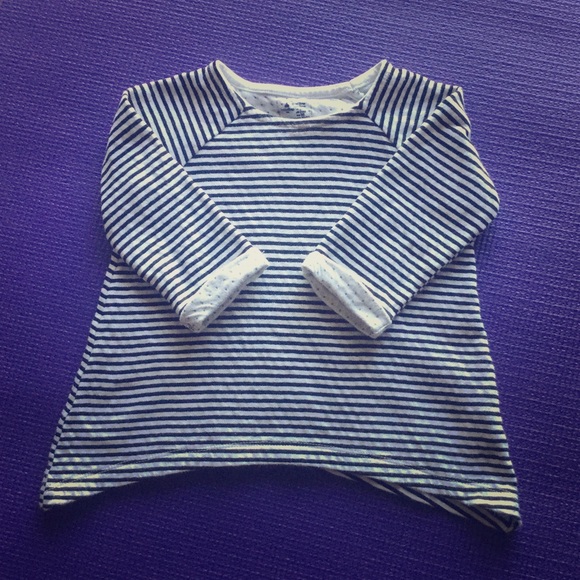 Printed double knit long sleeve shirt