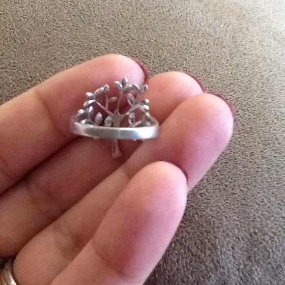 925 sterling silver Tree of Life ring. - Picture 3 of 4