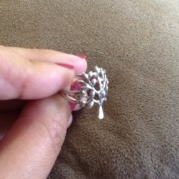 925 sterling silver Tree of Life ring. - Picture 4 of 4