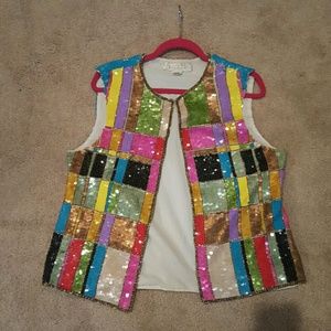 Sequins Vest