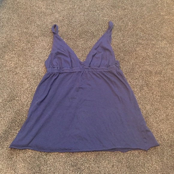 Velvet blue tank top