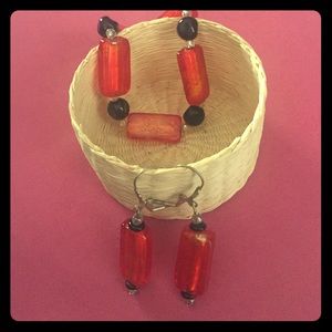 Handmade Bracelet & Earrings