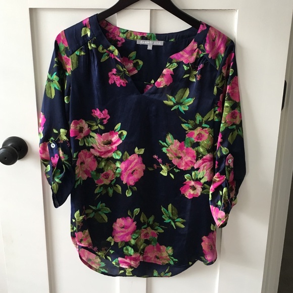 Daniel rainn floral blouse