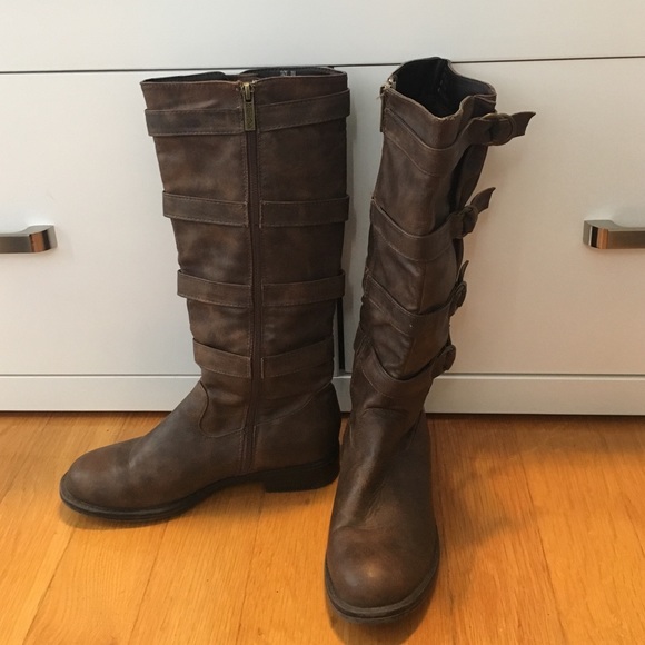 Brown Knee Boots - Picture 2 of 2