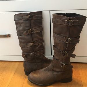 Brown Knee Boots