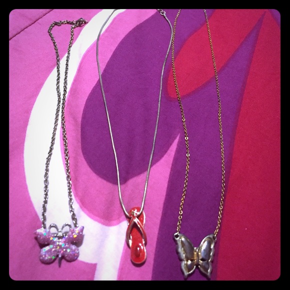 Three adorable necklaces